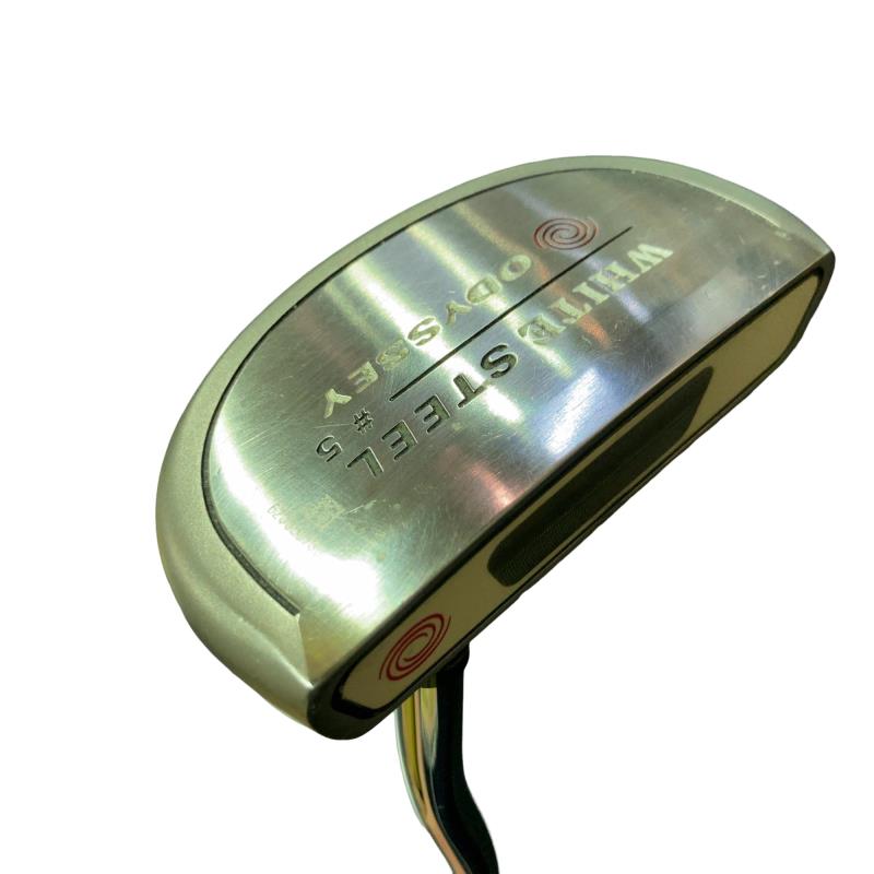 【中古】 オデッセイ WHITE STEEL #5 33in パター PT スチール写真 (フレックス余分の物) メンズ 成人男性用 右利き 右用 D序列付ける ゴルフ野球クラブ