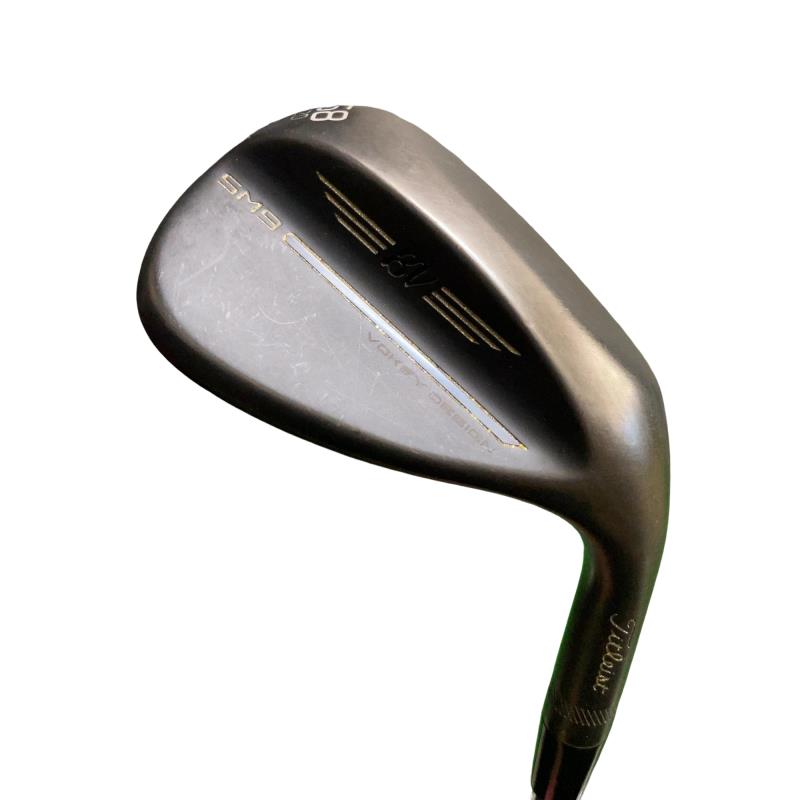 【中古】 タイトリスト VOKEY SPIN MILLED SM9 ジェット機黒いこと 58°/12°D ウェッジ WG Dynamic Gold (フレックスS) メンズ 成人男性用 右利き 右用 C位置づける ゴルフ野球クラブ