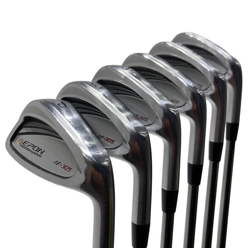 【中古】 エポンゴルフ株式会社 EPON AF-305 6S アイアン仕掛ける IR 完全無欠特注立て坑 (フレックスS) メンズ 成人男性用 右利き 右用 C価値づける ゴルフ野球クラブ