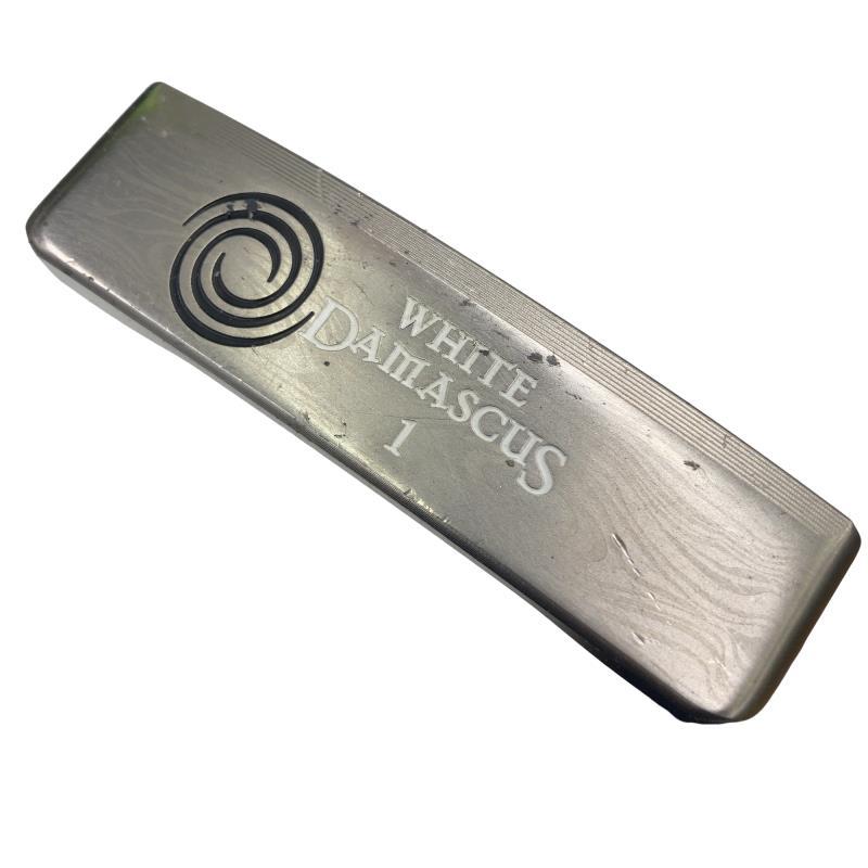 【中古】 オデッセイ WHITE DAMASCUS #1 34インチ パター PT スチール (フレックスその他) メンズ 男性用 右利き 右用 Cランク ゴルフクラブ