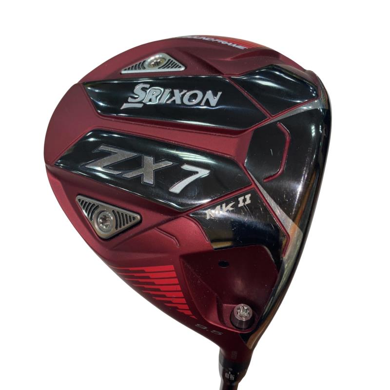 【中古】 ダンロップ SRIXON ZX7 Mk II レッド 9.5° ドライバー DR 純正特注シャフト (フレックスS) メンズ 男性用 右利き 右用 Cランク ゴルフクラブ|ゴルフパートナー 中古クラブ店