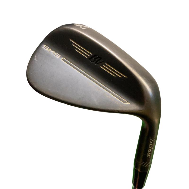 【中古】 タイトリスト VOKEY SPIN MILLED SM9 ジェット機黒いこと 52°/12°F ウェッジ WG Dynamic Gold (フレックスS) メンズ 成人男性用 右利き 右用 C位置づける ゴルフ野球クラブ
