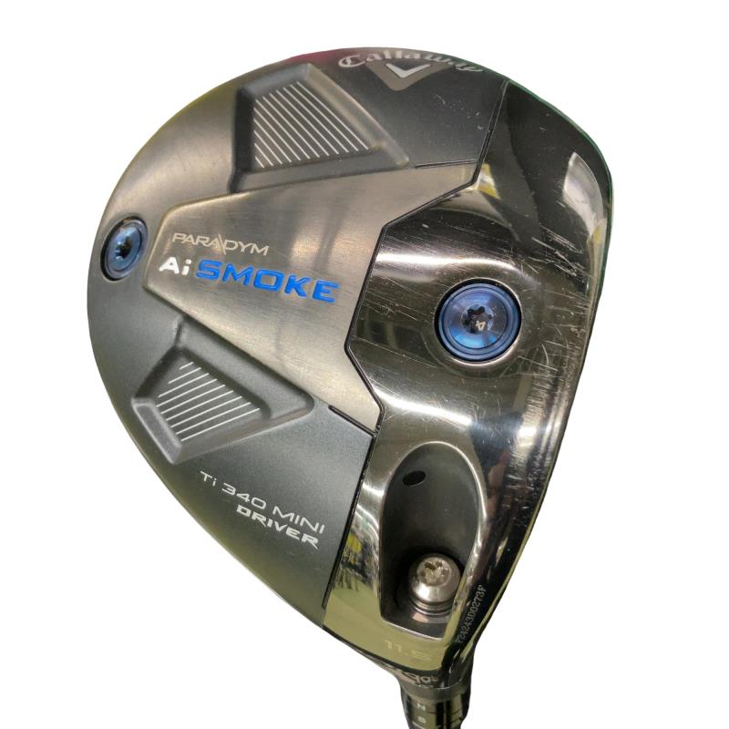 【中古】 キャロウェイ PARADYM Ai SMOKE Ti 340 MINI 11.5° ドライバー DR TENSEI 60 for CW(Ai SMOKE DR) (フレックスS) メンズ 男性用 右利き 右用 Cランク ゴルフクラブ