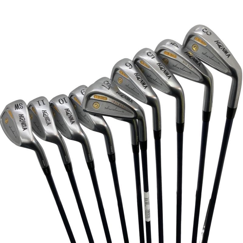 【中古】 本間ゴルフ LB-606 NEW H＆F GNiメタル仕様 10S アイアンセット IR 2S NEW SUPER FERRITE CARBON (フレックスその他) メンズ 男性用 右利き 右用 Cランク ゴルフクラブ｜ゴルフパートナー 中古クラブ店