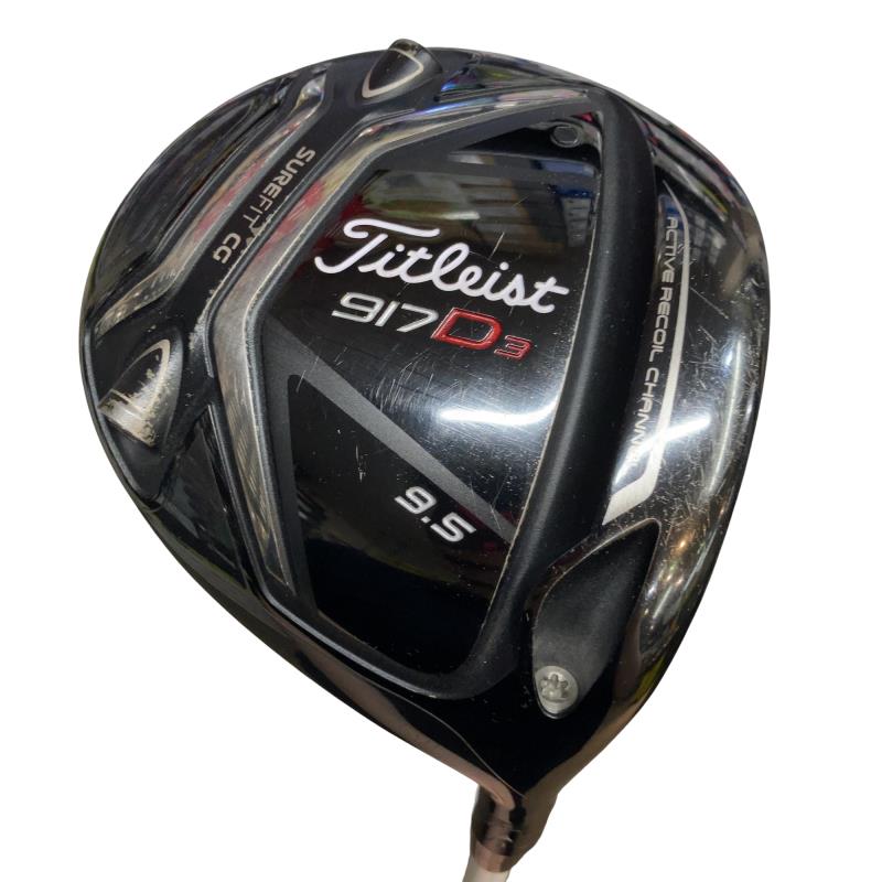 【中古】 タイトリスト 917 D3  9.5° １番ウッド DR ATTAS CoooL 6 (フレックスS) メンズ 成人男性用 右利き 右用 C序列付ける ゴルフ野球クラブ