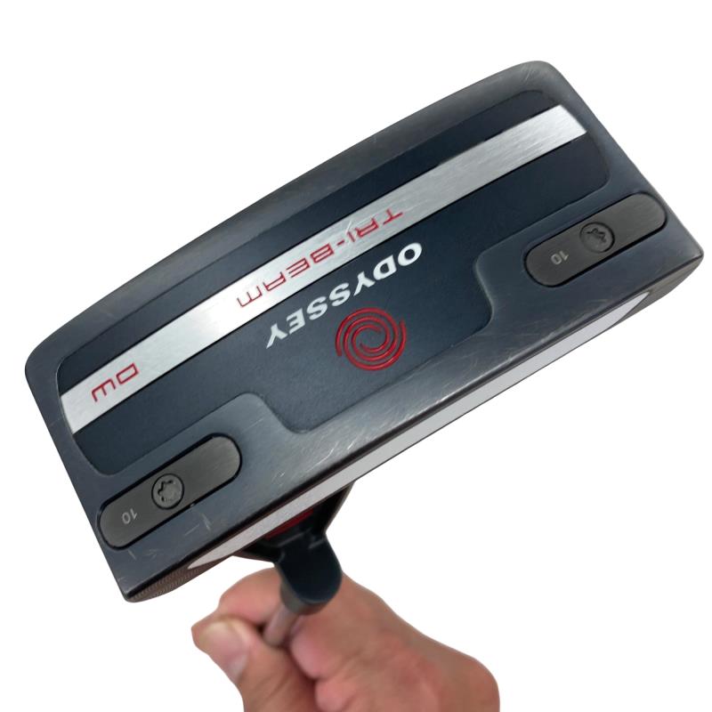 【中古】 オデッセイ TRI-BEAM DOUBLE WIDE 34in パター PT STROKE LAB(2023) (フレックス余分の物) メンズ 成人男性用 右利き 右用 C位置付ける ゴルフ野球クラブ メンズクラブ-スポーツ・アウトドア