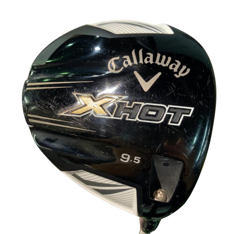 【中古】 キャロウェイ X HOT  9.5° １番ウッド DR リシャフト (フレックス余分の物) メンズ 成人男性用 右利き 右用 C序列付ける ゴルフ野球クラブ