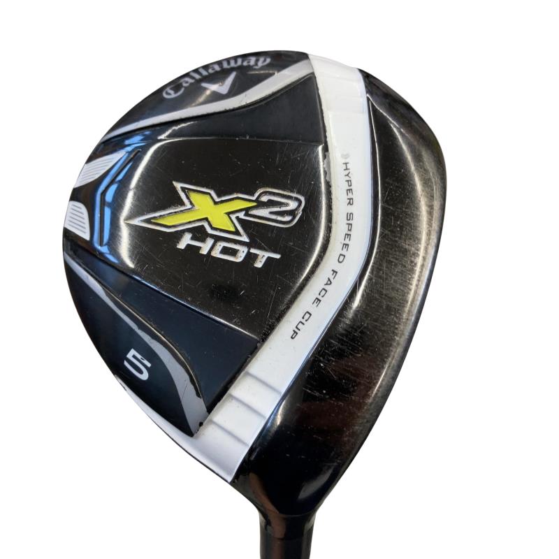 【中古】 キャロウェイ X2 HOT  5W フェアウェイウッド FW X2 HOT(公明正大通い路) (フレックスSR) メンズ 成人男性用 右利き 右用 C価値づける ゴルフ野球クラブ