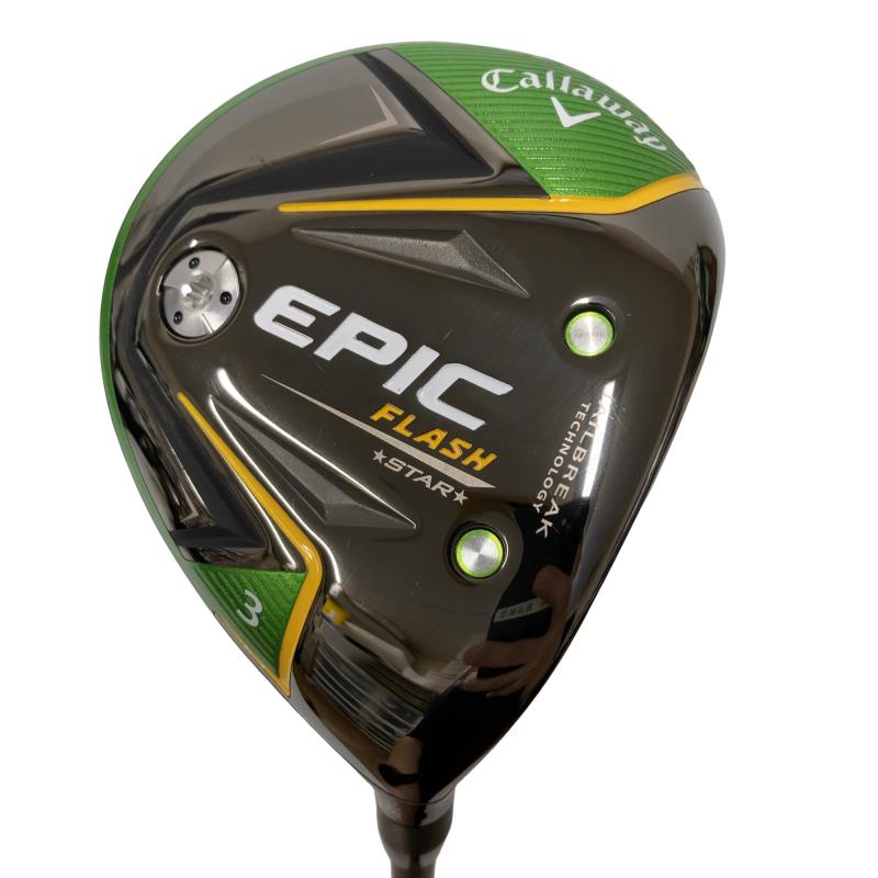 【中古】 キャロウェイ EPIC FLASH STAR  3W フェアウェイウッド FW Speeder EVOLUTION for CW(公明正大通い路) (フレックスS) メンズ 成人男性用 右利き 右用 C位置づける ゴルフ野球クラブ
