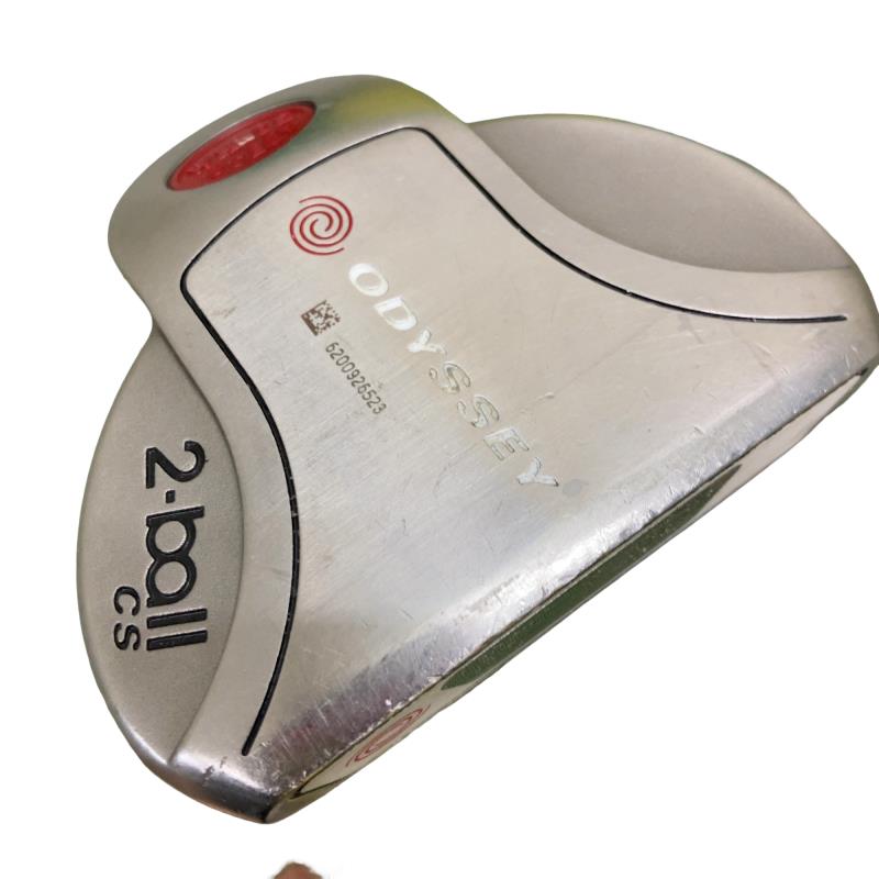 【中古】 オデッセイ WHITE STEEL 2・ball CENTER SHAFTED 32in パター PT スチール写真 (フレックス余分の物) メンズ 成人男性用 右利き 右用 C位置づける ゴルフ野球クラブ