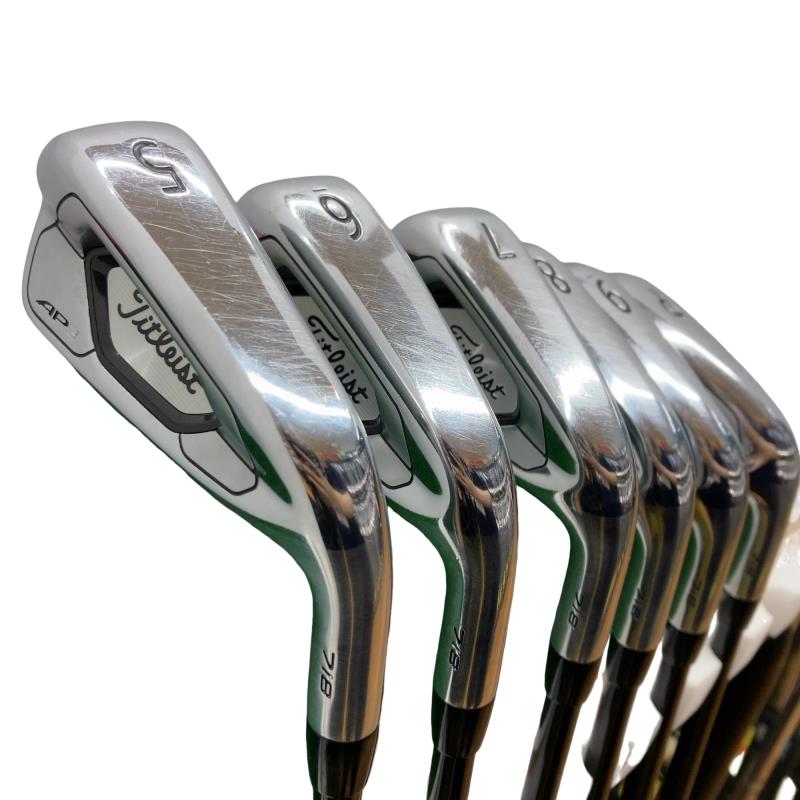 【中古】 タイトリスト Titleist AP3 718 6S アイアン書き割り IR 純然たる特注矢がら (フレックスR) メンズ 成人男性用 右利き 右用 C位置づける ゴルフ野球クラブ