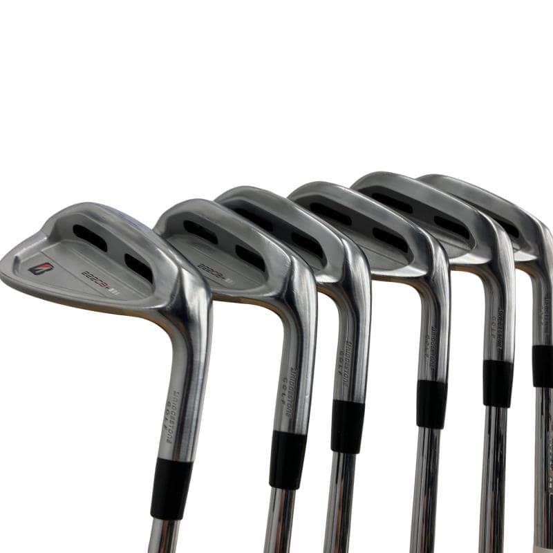 【中古】 ブリヂストン BRIDGESTONE 222CB+ 6S アイアン仕掛ける IR 完全無欠特注立て坑 (フレックスS) メンズ 成人男性用 右利き 右用 C価値づける ゴルフ野球クラブ