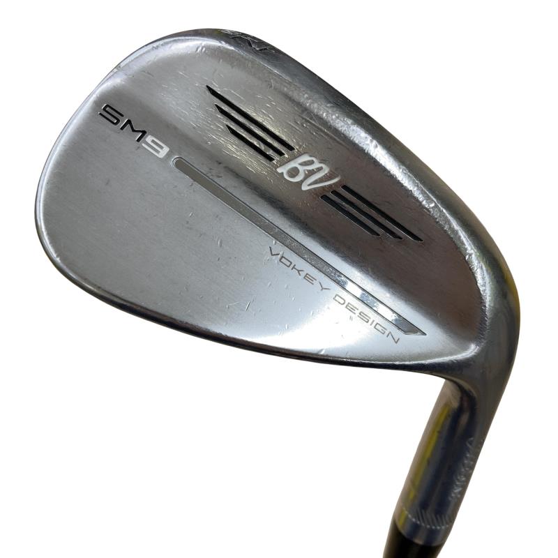 【中古】 タイトリスト VOKEY SPIN MILLED SM9 ツアークロム 52°/12°F ウェッジ WG Dynamic Gold (フレックスS) メンズ 男性用 右利き 右用 Cランク ゴルフクラブ