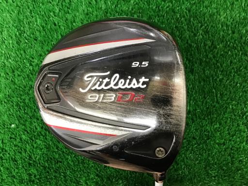 【中古】 タイトリスト 913 D2  9.5° １番ウッド DR 完全無欠特注立て坑 (フレックスS) メンズ 成人男性用 右利き 右用 C価値づける ゴルフ野球クラブ