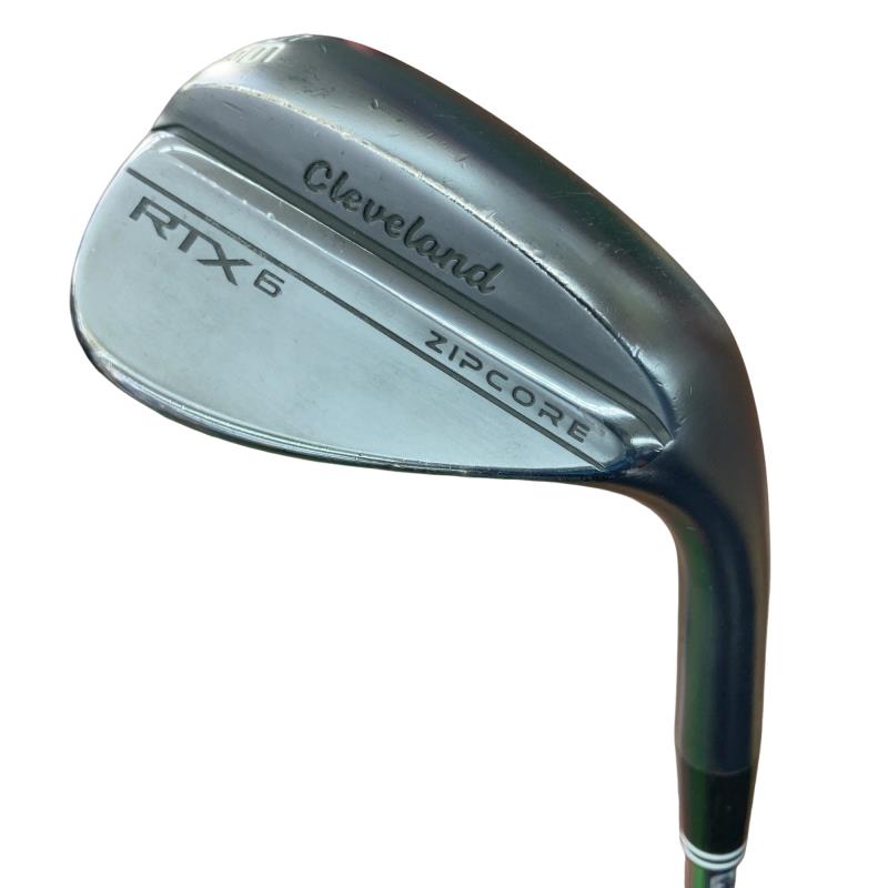 【中古】 クリーブランド Cleveland RTX-6 ZIPCORE ブラックサテン 56°/10° MID ウェッジ WG 純正特注シャフト (フレックスS) メンズ 男性用 右利き 右用 Cランク ゴルフクラブ