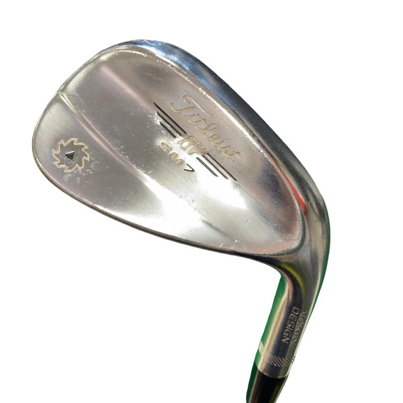 【中古】 タイトリスト VOKEY SPIN MILLED SM7 ツアークロム 52°/12°F ウェッジ WG Dynamic Gold (フレックスS) メンズ 男性用 右利き 右用 Cランク ゴルフクラブ
