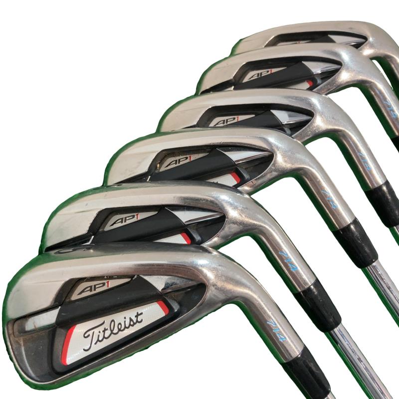 【中古】 タイトリスト Titleist AP1 714  6S USA アイアン仕掛ける IR 完全無欠特注立て坑 (フレックスR) メンズ 成人男性用 右利き 右用 C価値づける ゴルフ野球クラブ