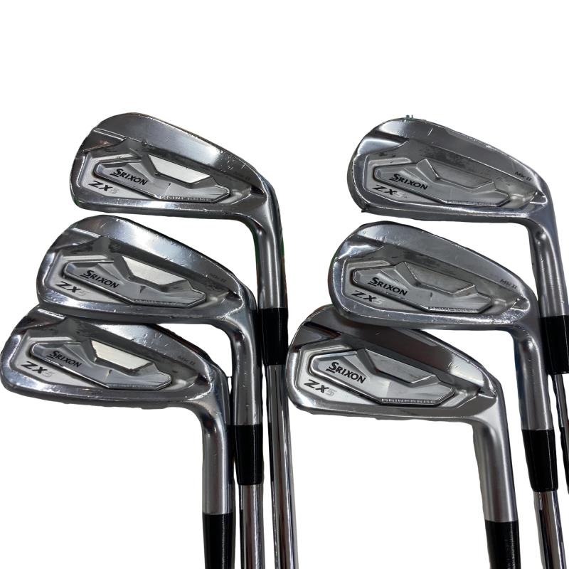 【中古】 ダンロップ SRIXON ZX5 Mk II 6S アイアンセット IR リシャフト (フレックスその他) メンズ 男性用 右利き 右用 Cランク ゴルフクラブ