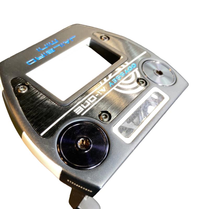 【中古】 オデッセイ Ai-ONE TRI-BEAM JAILBIRD MINI CH 34in パター PT STROKE LAB 90 スチール写真 (フレックス余分の物) メンズ 成人男性用 右利き 右用 C序列付ける ゴルフ野球クラブ