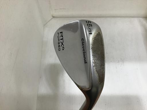 【中古】 クリーブランド Cleveland RTX-4 FORGED 56°/11° ウェッジ WG 純正特注シャフト (フレックスS) メンズ 男性用 右利き 右用 Dランク ゴルフクラブ