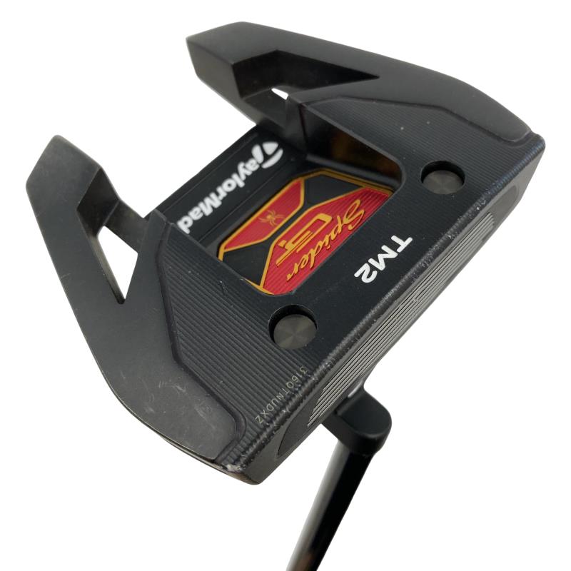 【中古】 テーラーメイド Spider GT BLACK TM2 33インチ パター PT スチール (フレックスその他) メンズ 男性用 右利き 右用 Cランク ゴルフクラブ