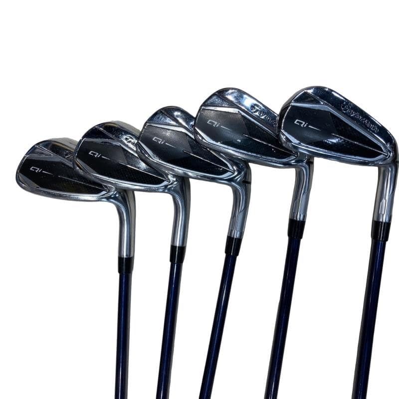 【中古】 仕立て屋お手伝いさん Qi  5S アイアン仕掛ける IR Diamana BLUE TM60(Qi IR) (フレックスS) メンズ 成人男性用 右利き 右用 C価値づける ゴルフ野球クラブ