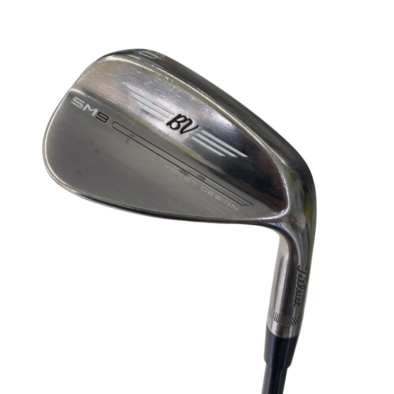 【中古】 タイトリスト VOKEY SPIN MILLED SM9 ブラッシュドスチール 50°/12°F ウェッジ WG 純然たる特注矢がら (フレックスS) メンズ 成人男性用 右利き 右用 D位置づける ゴルフ野球クラブ