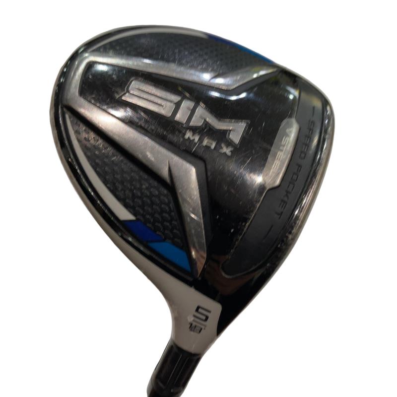 【中古】 テーラーメイド SIM MAX 5W フェアウェイウッド FW TENSEI BLUE TM50(FW) (フレックスS) メンズ 男性用 右利き 右用 Dランク ゴルフクラブ