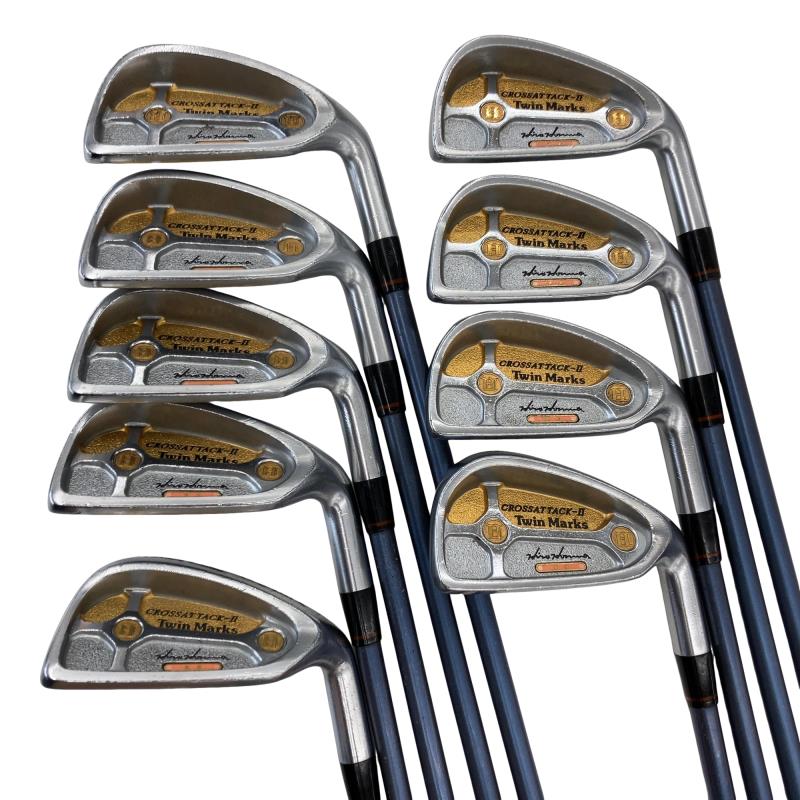 【中古】 本間ゴルフ Twin Marks CROSSATTACK-II 10S アイアン仕掛ける IR 2S SUPER DORIC TITAN (フレックス余分の物) メンズ 成人男性用 右利き 右用 C価値づける ゴルフ野球クラブ
