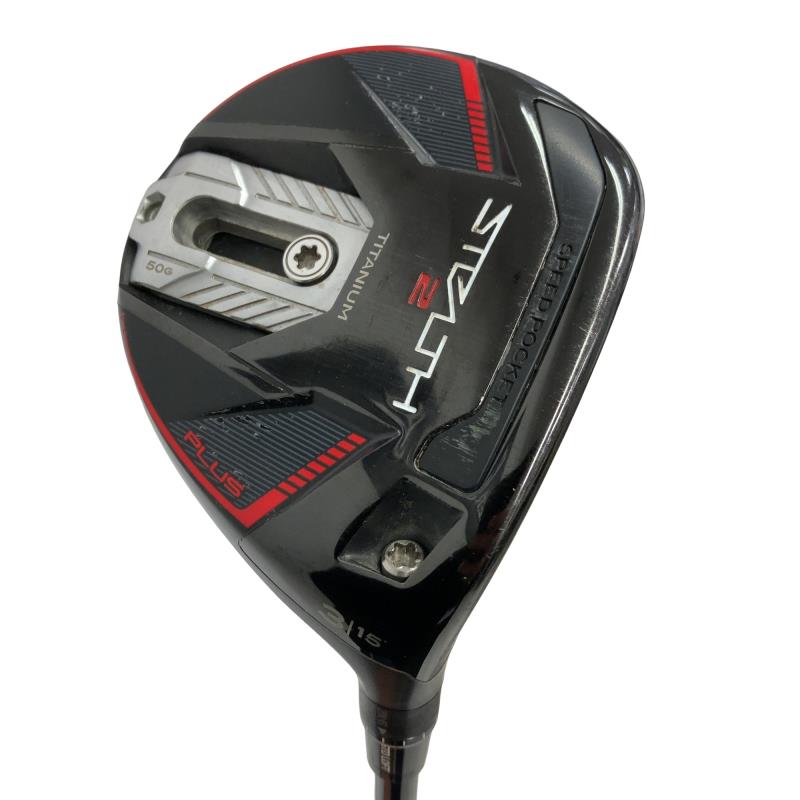 【中古】 テーラーメイド STEALTH2 PLUS 3W フェアウェイウッド FW Tour AD CQ-6 (フレックスS) メンズ 男性用 右利き 右用 Cランク ゴルフクラブ|ゴルフパートナー 中古クラブ店
