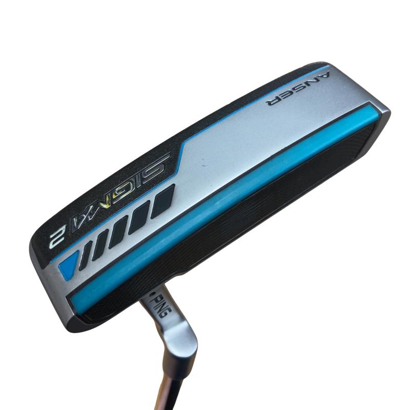 【中古】 ピン SIGMA 2 ANSER プラチナム(長さ調整機能付き)(PP58) パター PT スチール (フレックスその他) メンズ 男性用 右利き 右用 Cランク ゴルフクラブ