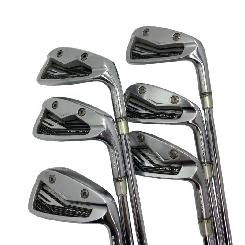 【中古】 カムイ Typhoon Pro TP-701 6S アイアンセット IR 純正特注シャフト (フレックスその他) メンズ 男性用 右利き 右用 Dランク ゴルフクラブ
