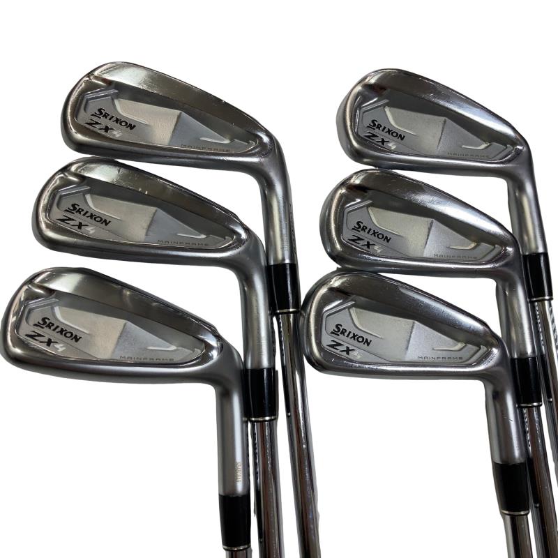 【中古】 ダンロップ SRIXON ZX4 Mk II 6S アイアンセット IR NS PRO 950GH neo DST (フレックスS) メンズ 男性用 右利き 右用 Cランク ゴルフクラブ
