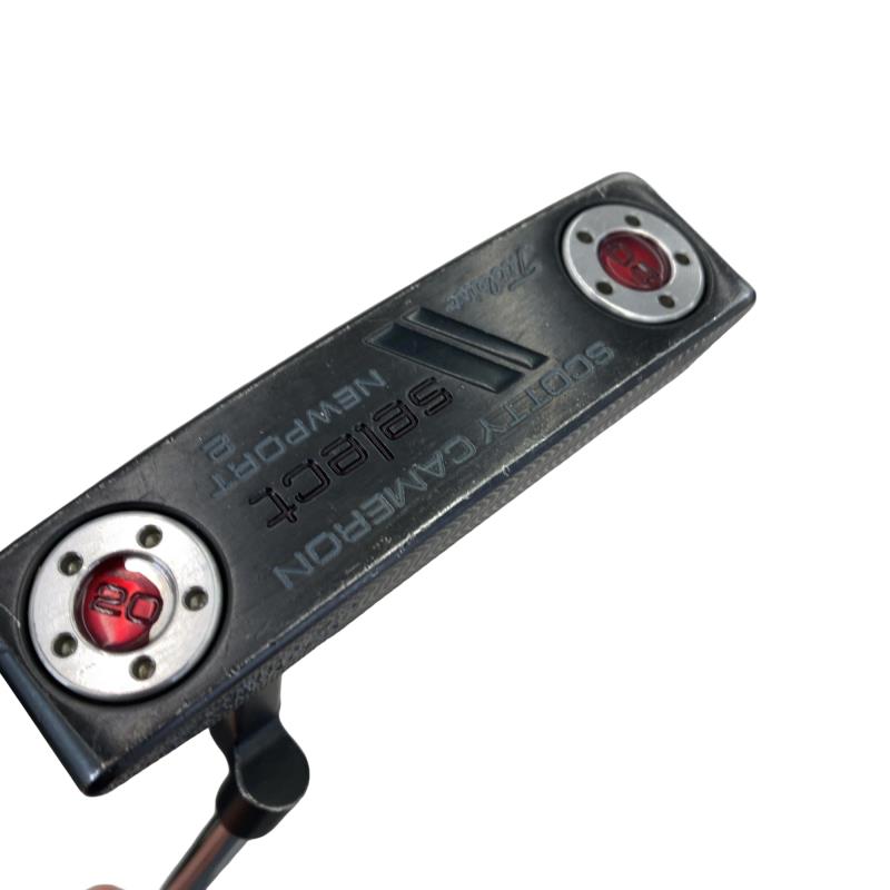 【中古】 タイトリスト SCOTTY CAMERON select NEWPORT 2 33in パター PT スチール写真 (フレックス余分の物) メンズ 成人男性用 右利き 右用 C価値づける ゴルフ野球クラブ