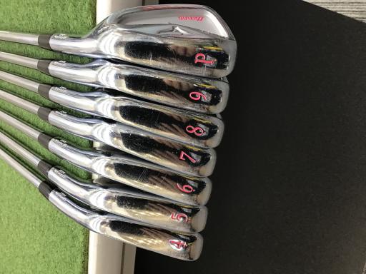 【中古】 ミズノ MP-55 7S アイアン仕掛ける IR 完全無欠特注立て坑 (フレックスS) メンズ 成人男性用 右利き 右用 C価値づける ゴルフ野球クラブ