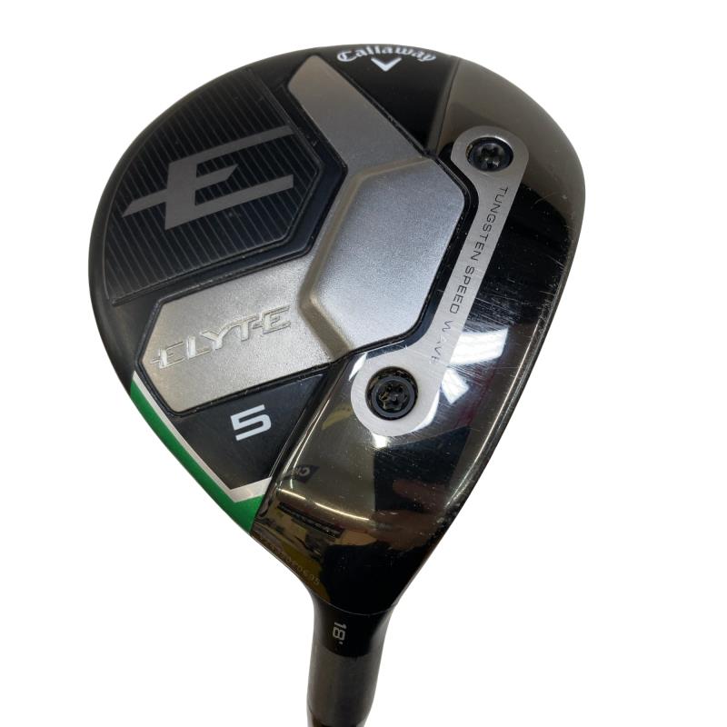 【中古】 キャロウェイ ELYTE  5W フェアウェイウッド FW 完全無欠特注立て坑 (フレックスSR) メンズ 成人男性用 右利き 右用 C序列付ける ゴルフ野球クラブ