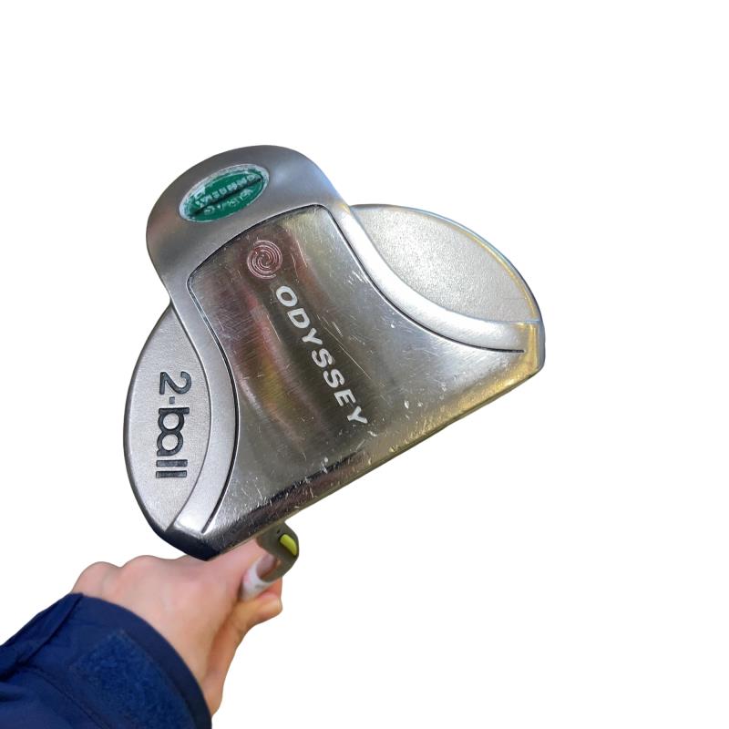 【中古】 オデッセイ WHITE STEEL 2・ball 34in パター PT スチール写真 (フレックス余分の物) メンズ 成人男性用 右利き 右用 C序列付ける ゴルフ野球クラブ メンズクラブ-ゴルフ