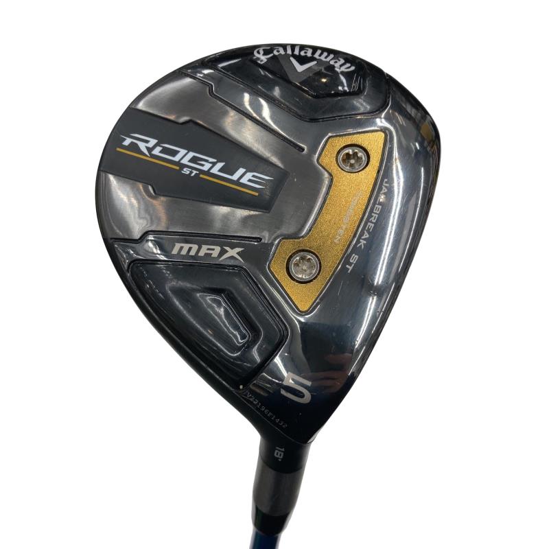 【中古】 キャロウェイ ROGUE ST MAX 5W フェアウェイウッド FW 純正特注シャフト (フレックスS) メンズ 男性用 右利き 右用 Cランク ゴルフクラブ