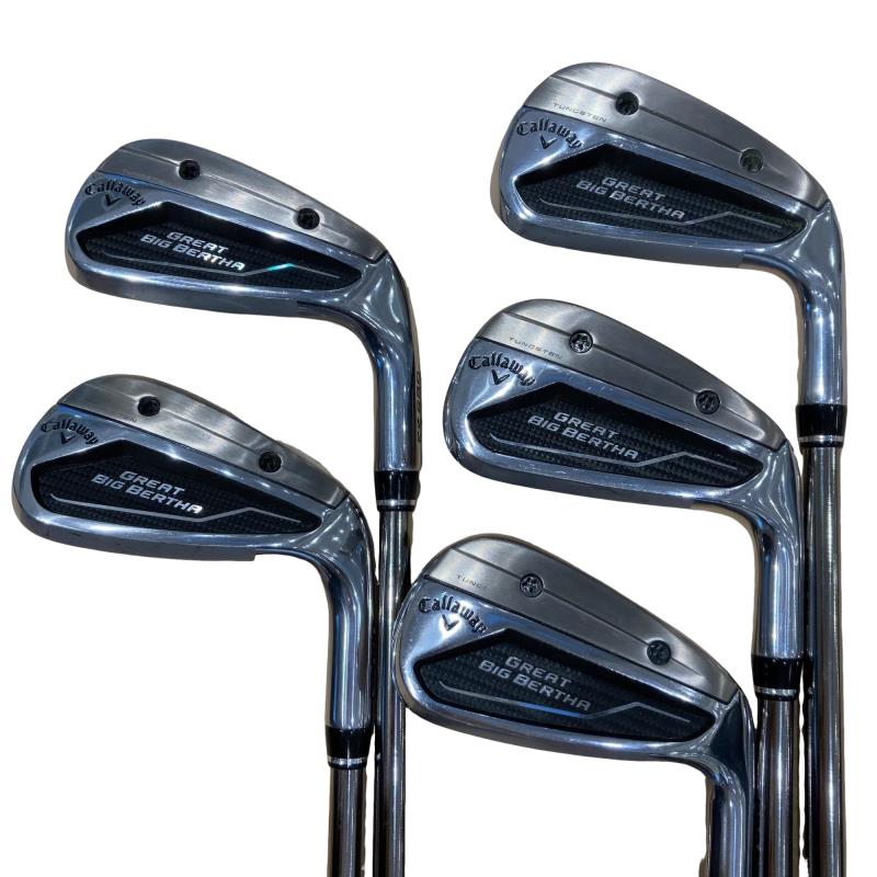 【中古】 キャロウェイ GREAT BIG BERTHA(2023) 5S アイアンセット IR リシャフト (フレックスその他) メンズ 男性用 右利き 右用 Dランク ゴルフクラブ|ゴルフパートナー 中古クラブ店