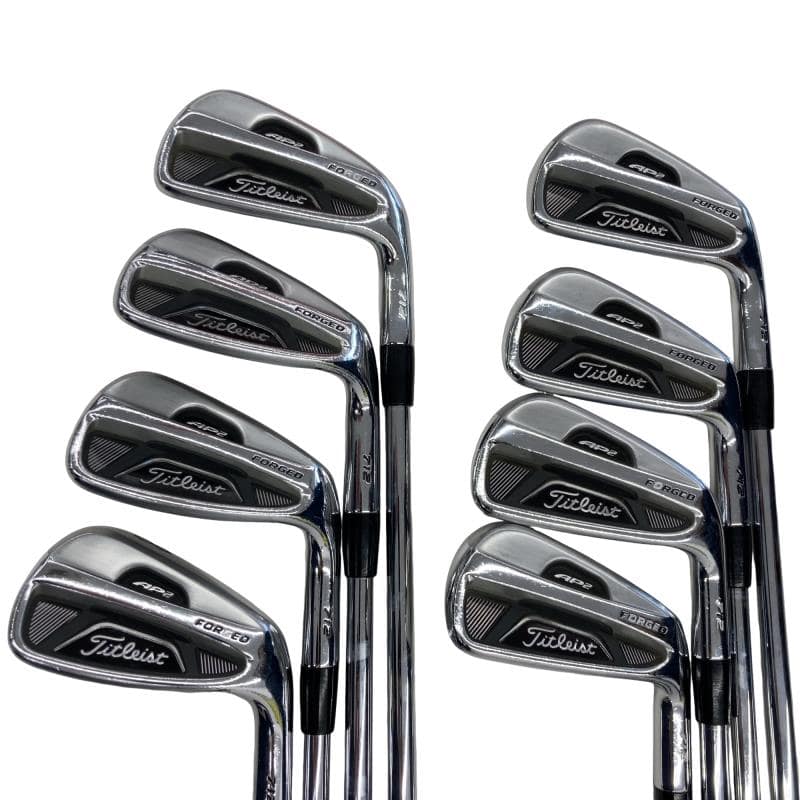 【中古】 タイトリスト Titleist AP2 712 8S アイアンセット IR 純正特注シャフト (フレックスS) メンズ 男性用 右利き 右用 Cランク ゴルフクラブ