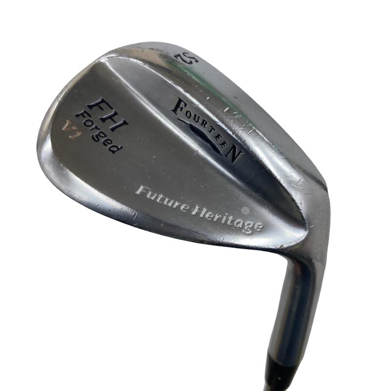 【中古】 フォーティーン FH Forged V1 ニッケルクロムメッキ 52° ウェッジ WG リシャフト (フレックスその他) メンズ 男性用 右利き 右用 Cランク ゴルフクラブ
