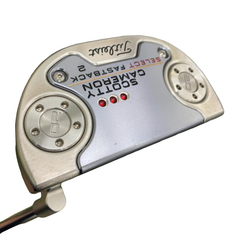 【中古】 タイトリスト SCOTTY CAMERON select FASTBACK 2(2018) 33in パター PT スチール写真 (フレックス余分の物) メンズ 成人男性用 右利き 右用 C序列付ける ゴルフ野球クラブ
