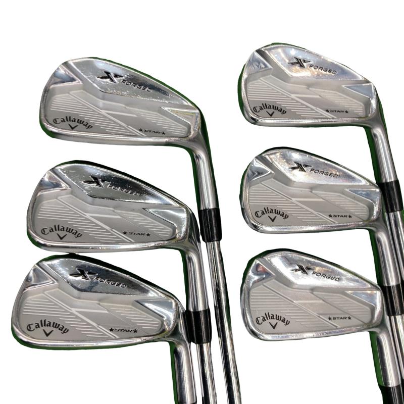 【中古】 キャロウェイ X FORGED STAR 6S アイアンセット IR NS PRO MODUS3 TOUR105 (フレックスS) メンズ 男性用 右利き 右用 Cランク ゴルフクラブ