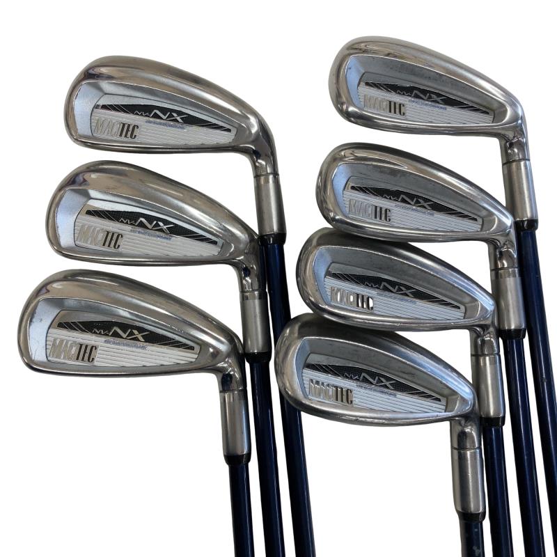【中古】 マグレガー MACTEC NV-NX 8S アイアンセット IR NV-NX トリプル アクション(IRON) (フレックスR) メンズ 男性用 右利き 右用 Dランク ゴルフクラブ