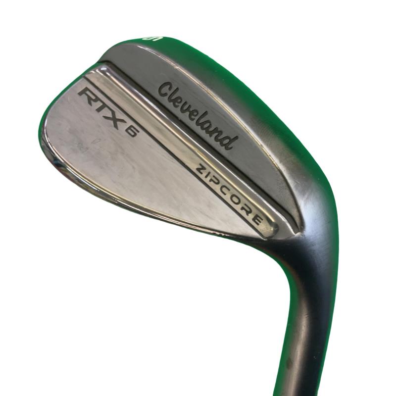 【中古】 クリーブランド Cleveland RTX-6 ZIPCORE ブラックサテン 56°/10° MID ウェッジ WG Dynamic Gold (フレックスS) メンズ 男性用 右利き 右用 Cランク ゴルフクラブ