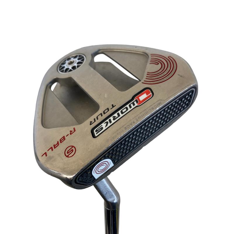 【中古】 オデッセイ O WORKS TOUR SILVER R-BALL S 34in パター PT スチール写真 (フレックス余分の物) メンズ 成人男性用 右利き 右用 D序列付ける ゴルフ野球クラブ