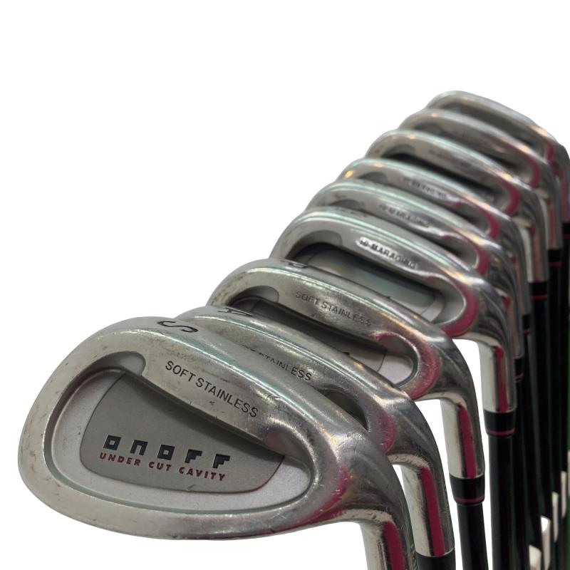 【中古】 ダイワ(グローブライド) ONOFF UNDER CUT CAVITY  9S アイアン仕掛ける IR SMOOTH KICK MP-1 (フレックスR) メンズ 成人男性用 右利き 右用 D価値づける ゴルフ野球クラブ