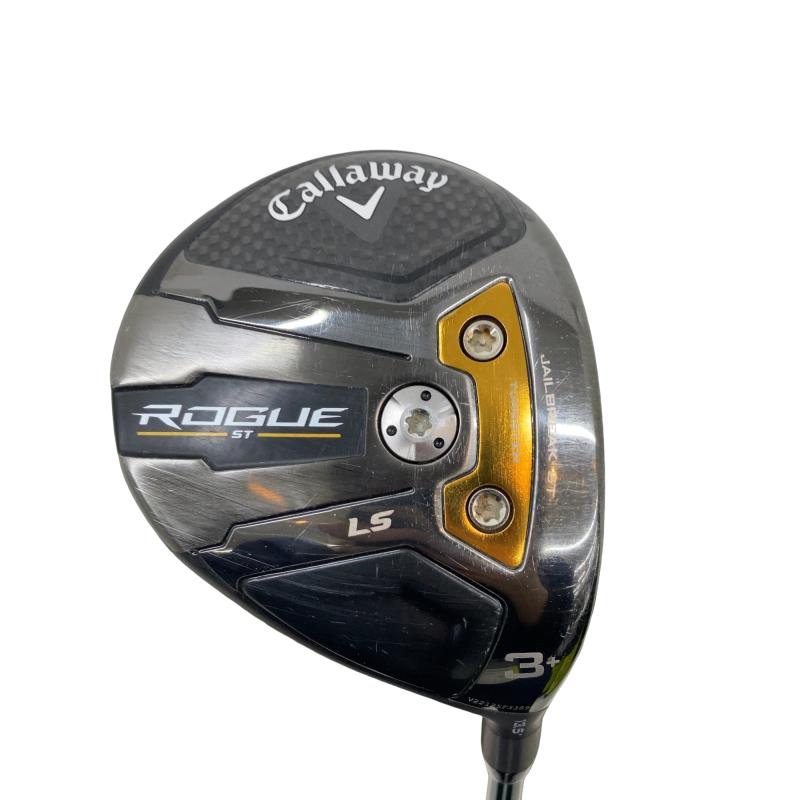 【中古】 キャロウェイ ROGUE ST LS 3W+ フェアウェイウッド FW 純正特注シャフト (フレックスS) メンズ 男性用 右利き 右用 Cランク ゴルフクラブ