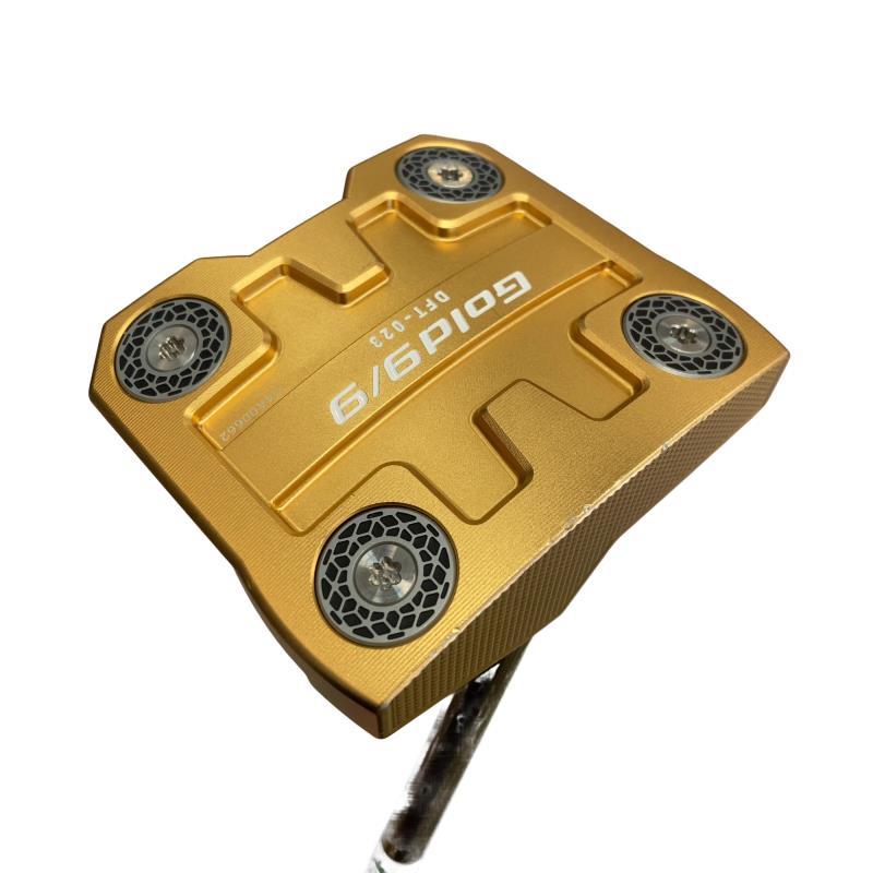 【中古】 キャスコ Gold 9/9 DELTA-FACE Turtle DFT-023 34in パター PT 一風変わった炭素 (フレックス余分の物) メンズ 成人男性用 右利き 右用 C位置づける ゴルフ野球クラブ