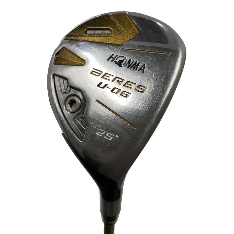 【中古】 本間ゴルフ BERES U-06 25° ユーティリティ UT 2S ARMRQX 47 (フレックスS) メンズ 男性用 右利き 右用 Cランク ゴルフクラブ